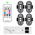1-6 PCS LED underglow sitck on / velcro hold